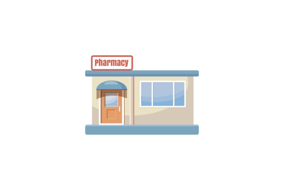 Download Pharmacy Drugstore Building Icon - Pharmacy Collection
